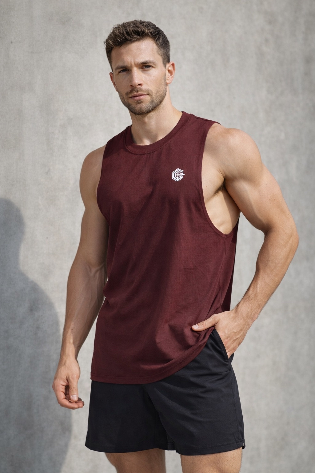 Apex Maroon Tank