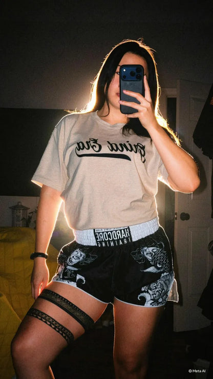 Beige Script T